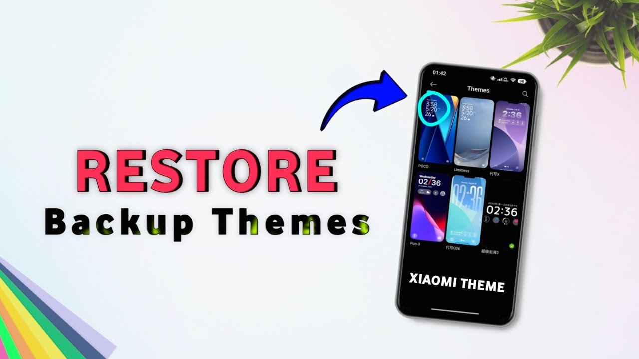 How To Restore Backup File Themes | Apply Xiaomi Backup Themes | HyperOS Themes