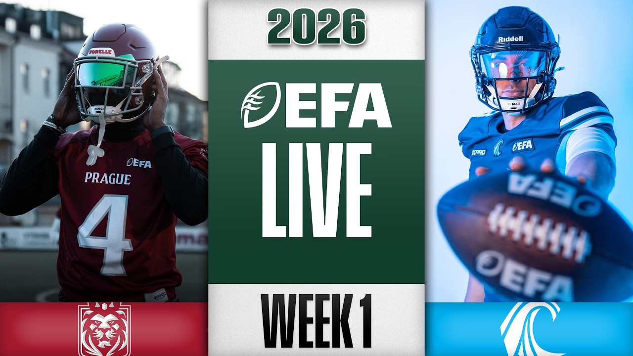 Prague Lions at Nordic Storm LIVE GAME | EFA Season 2026 Week 1