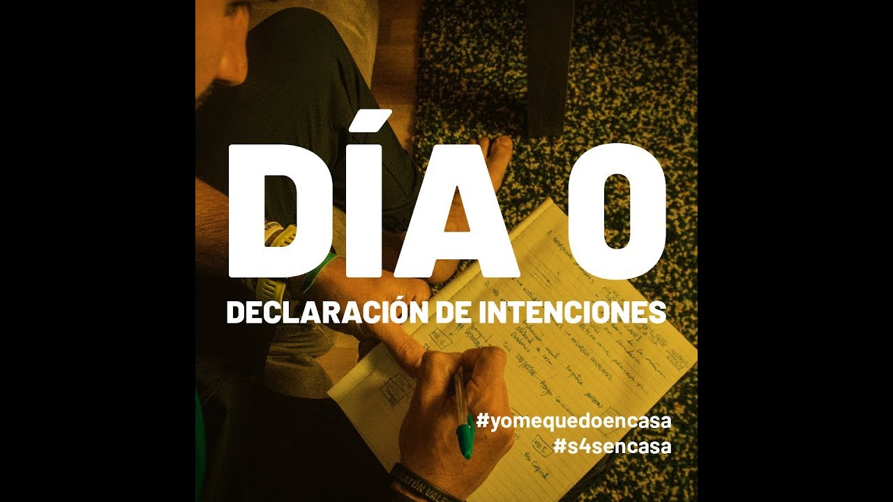Declaraci&oacute;n de Intenciones - #S4SENCASA | Sweat4Success