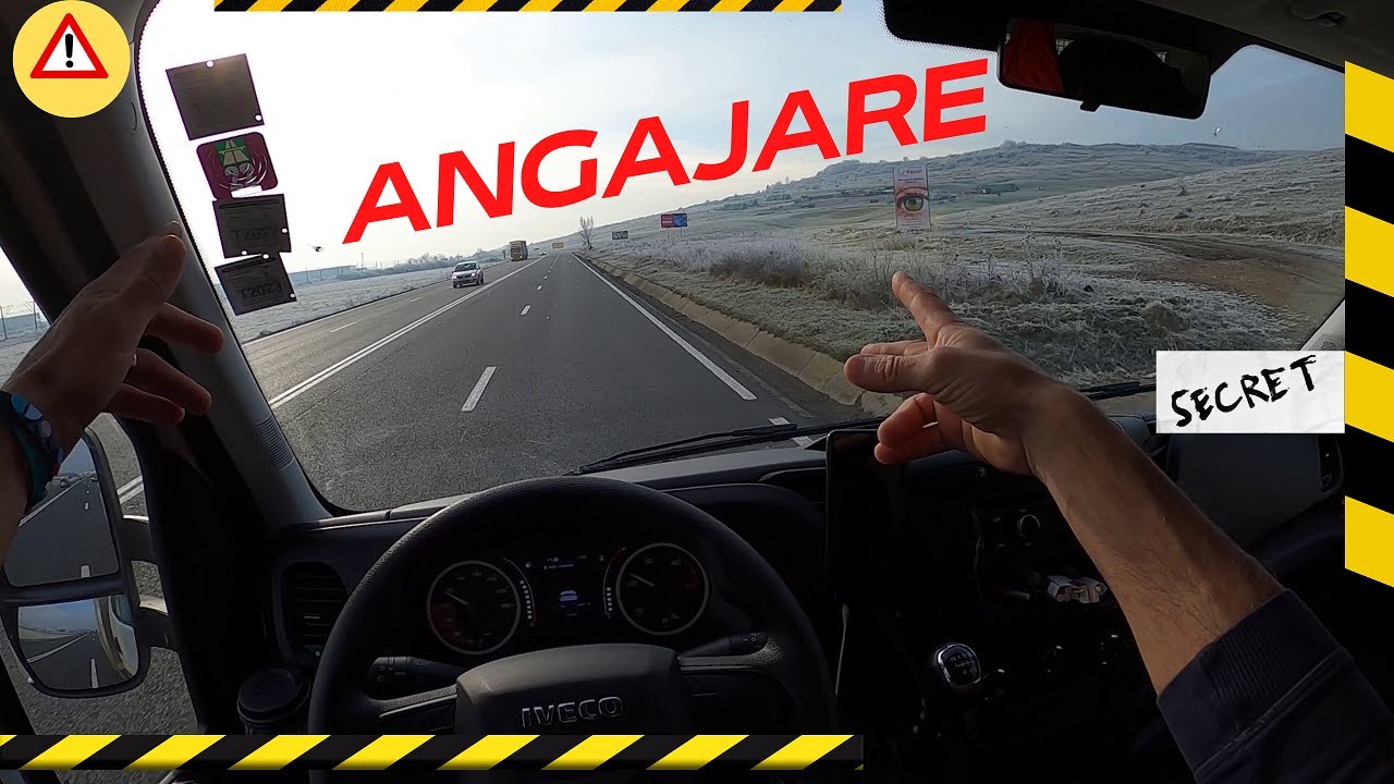 Angajare sofer 3 5 tone 4K 📺