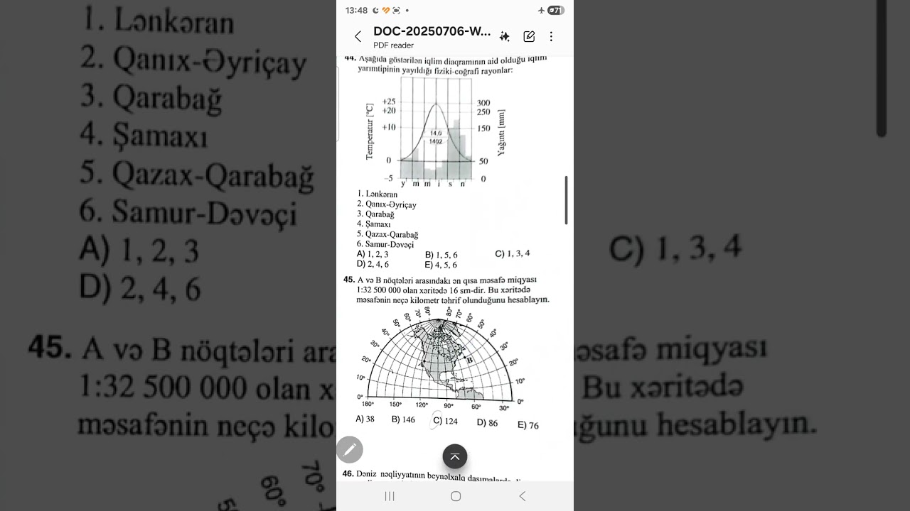 Coğrafiya 2-ci  qrup 6 iyul 2025 qəbul suallarının geniş izahı.Tural hoca