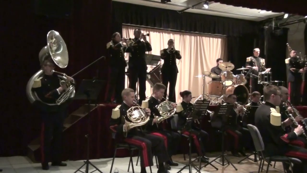 concert du 9 avril 2022 (bis) par la 9ème BIMA de Poitiers à Montrichard