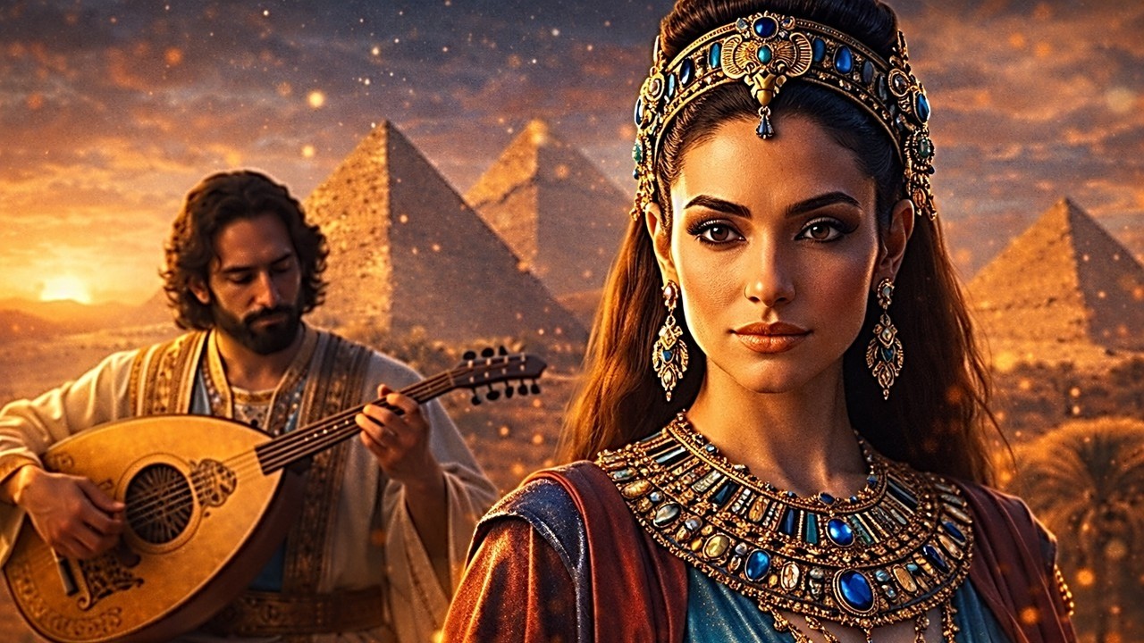Desert Whispers of Ancient Egypt Instrumental Music Video | Oud Flute Chill Vibes | Feeling Good