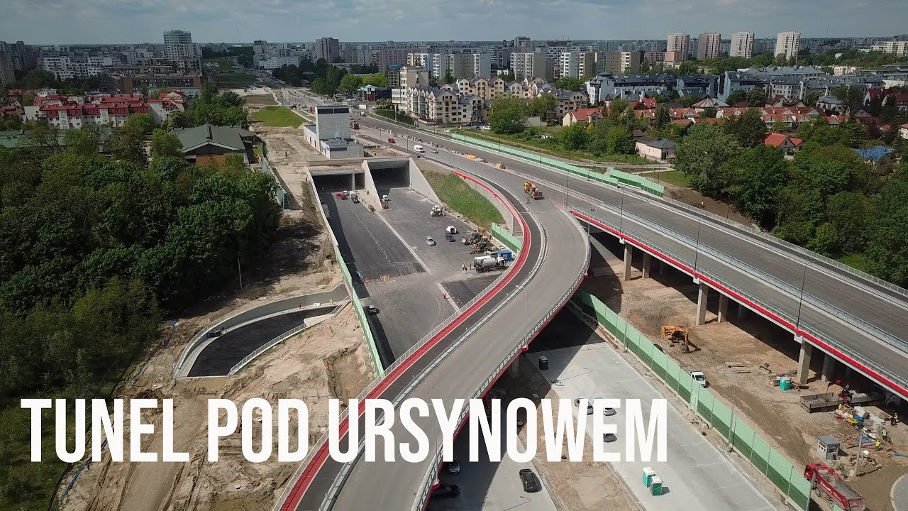 Tunel pod Ursynowem - maj 2021