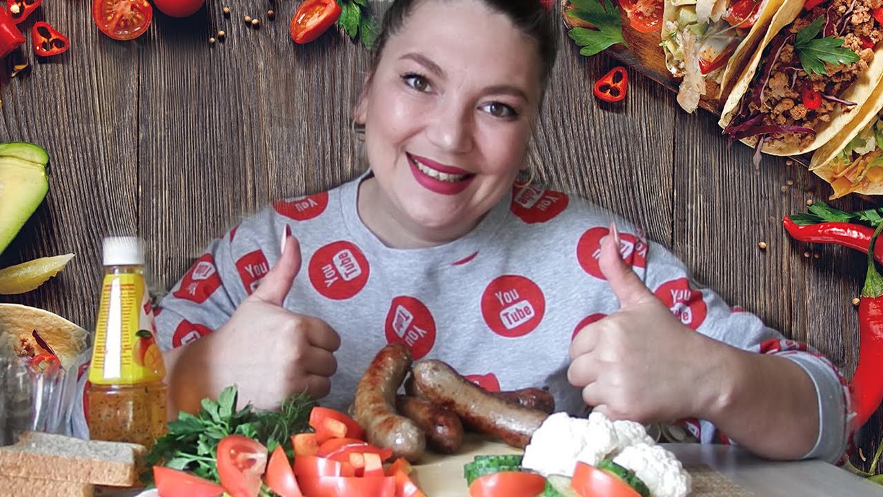 Mukbang. Сезон мангала открыла! Колбаски на углях + овощи. Духовка куплена!  Аппетита! ♥