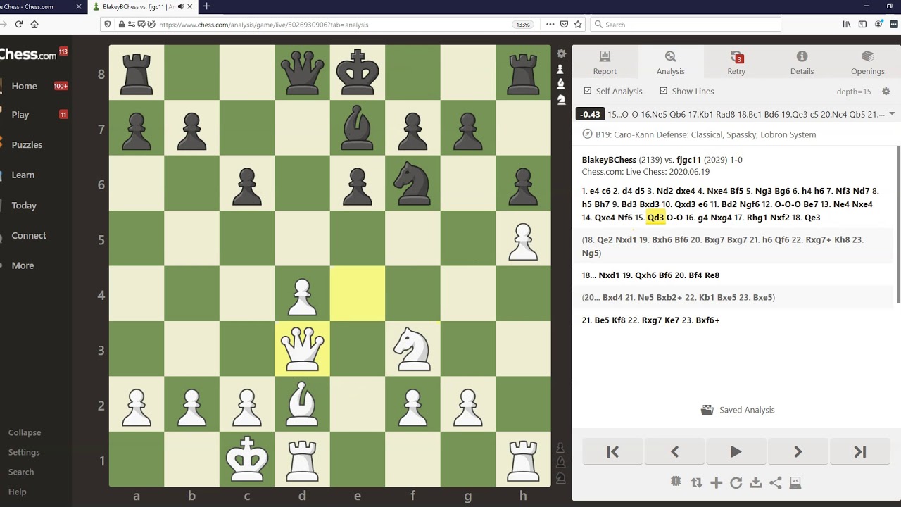 A Crazy Caro-Kann (Blitz Battles!)