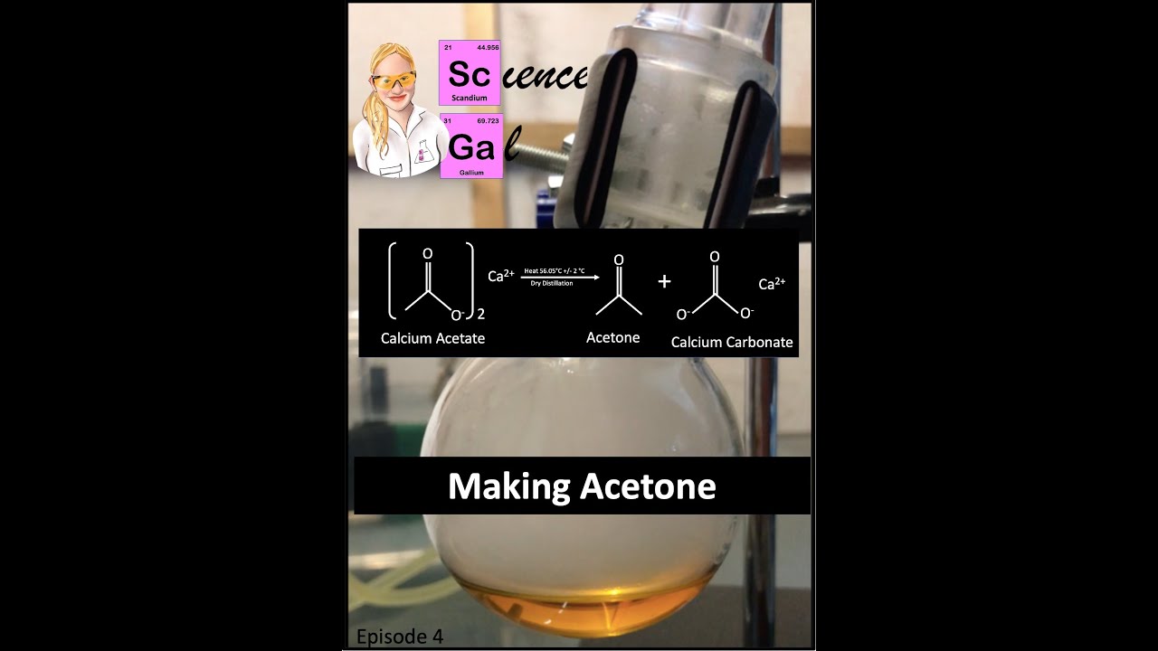 Episode 4 : Making Acetone from Calcium Acetate