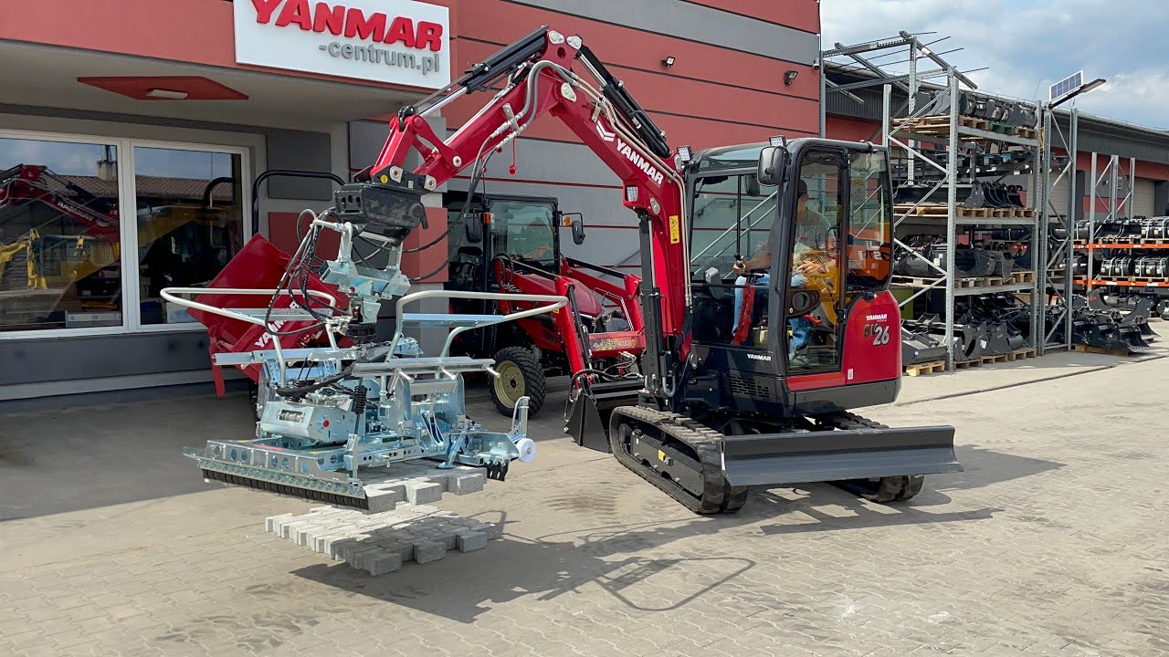 Yanmar sv26 z chwytakiem Probst HVZ … stabilność jest kluczem