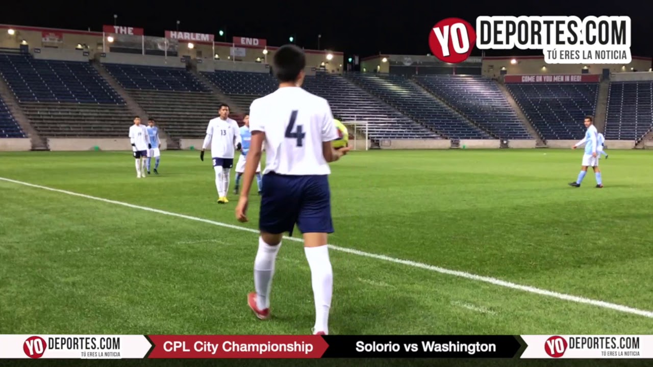 Solorio High School vs. George Washington High School CPL City Championship