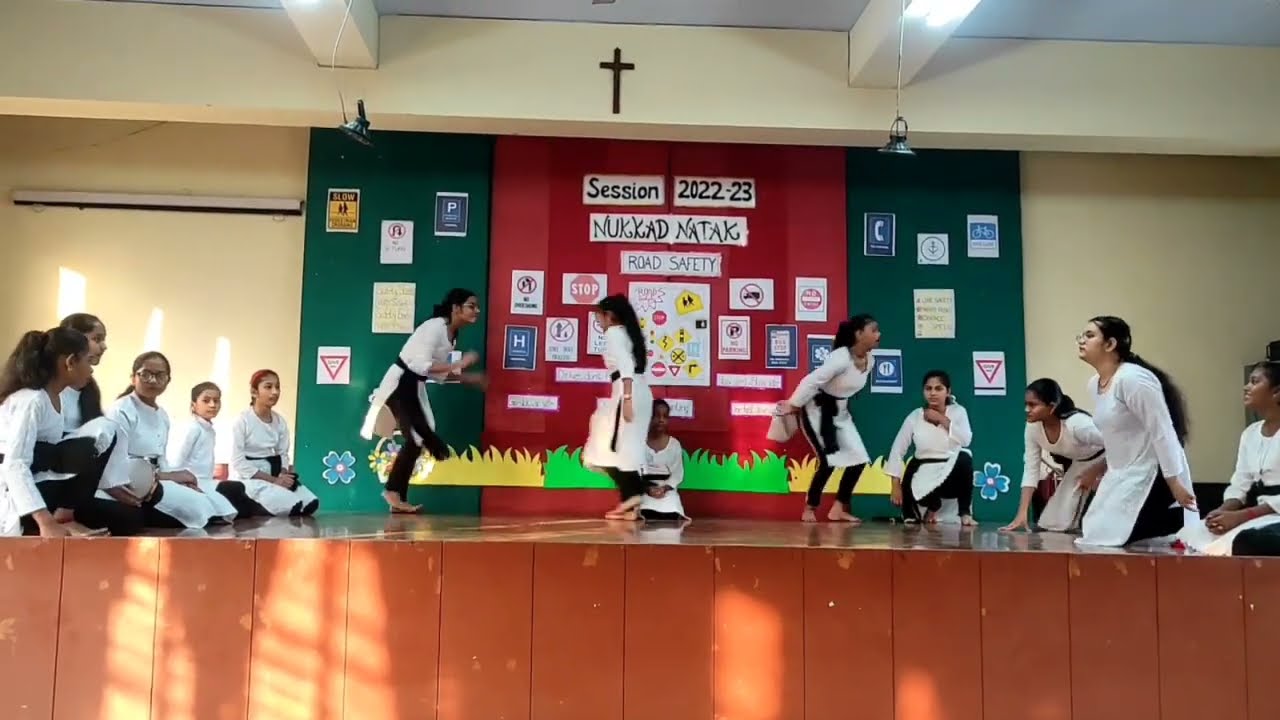 Nukkad Natak on Road Safety rules|sadak suraksha|Class-8 students|Nukkad Natak|short drama