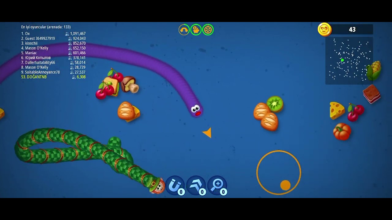 Worms Zone #oyun #eğlence #wormszone 