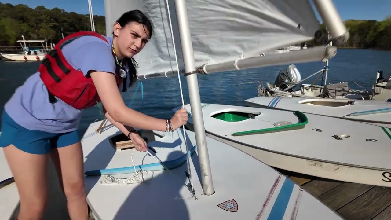 How to de rig a Sunfish Sailboat