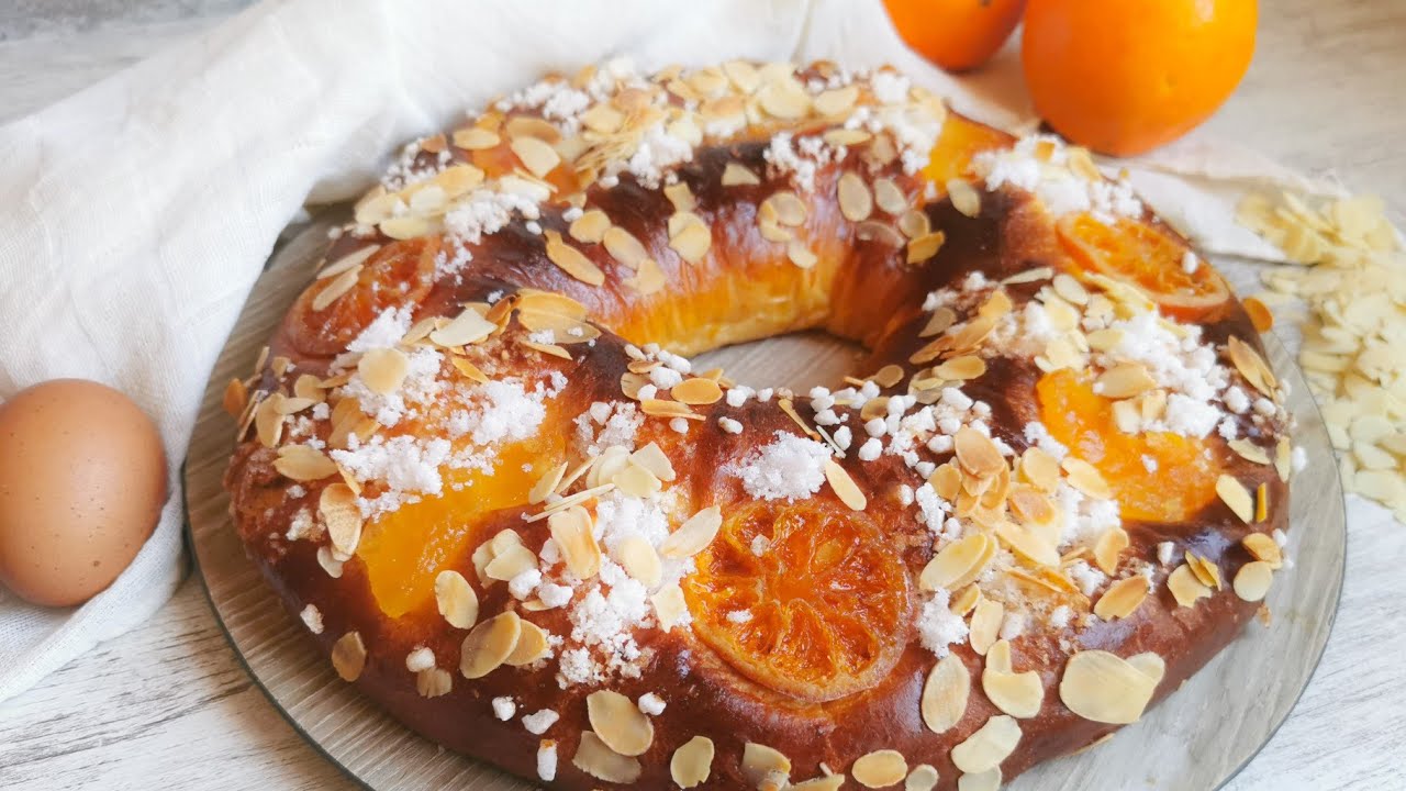 Roscón de reyes sin mantequilla,fácil y esponjoso-A mi manera-AR