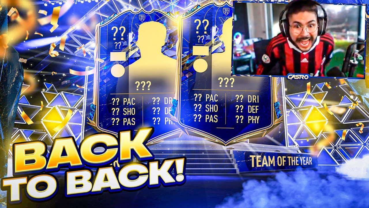 We packed BACK to BACK TOTYs!! 5 TOTY PACKED!! FIFA 22