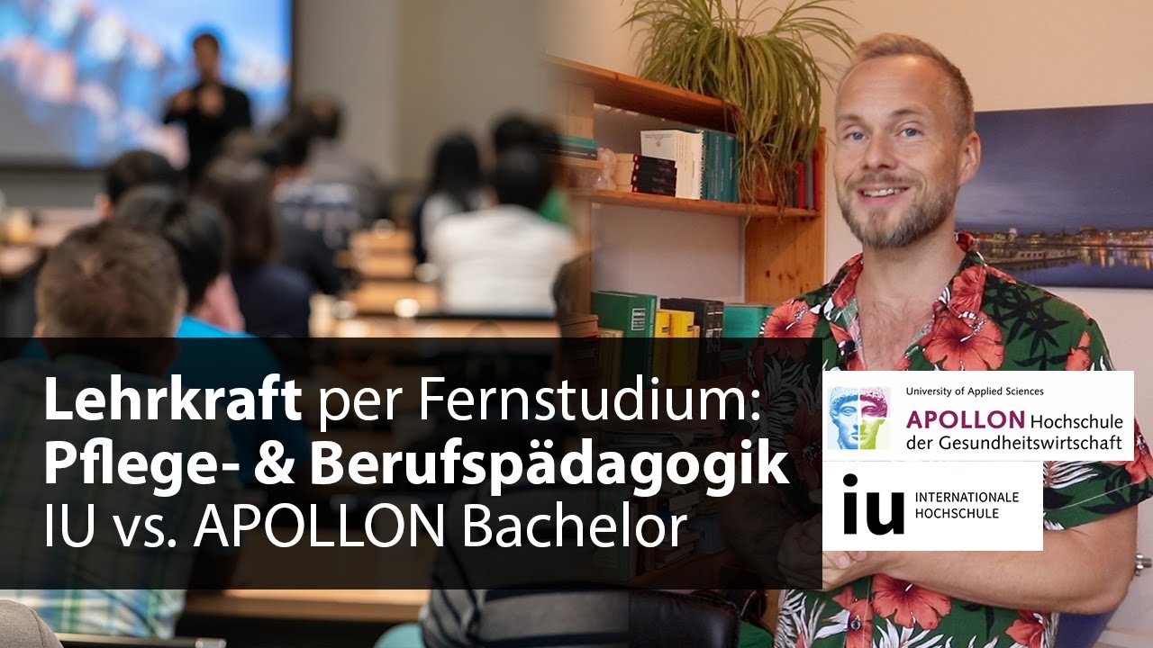 Pflegepädagogik berufsbegleitend: IU vs. APOLLON - Bachelor Fernstudium
