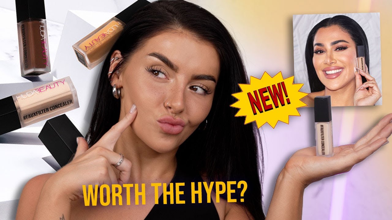 NEW Huda Beauty FauxFilter concealer! Review, first impressions + wear test!
