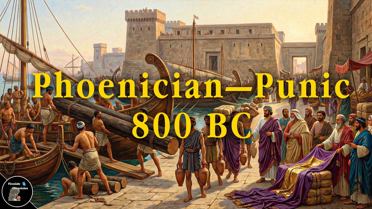The Phoenician Maritime Empire (800–300 BCE): How Purple Dye and Cedar Connected the Mediterranean