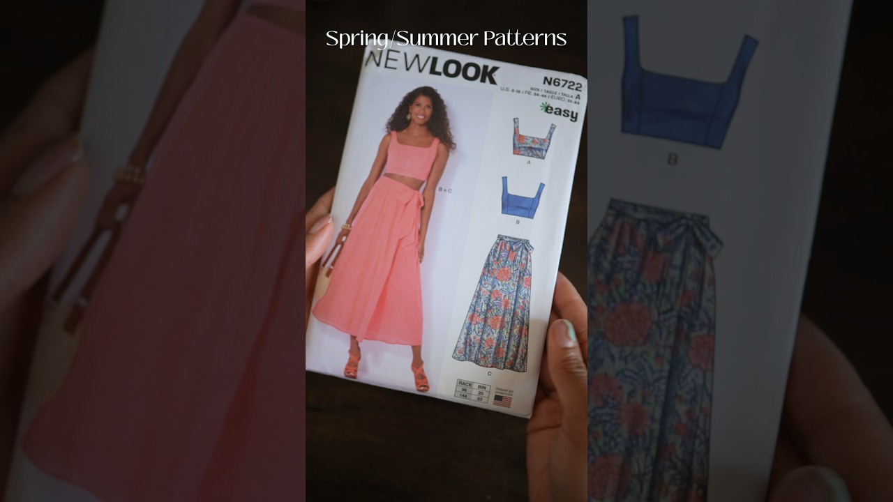 Summer/ Spring Sewing Ideas! Have you seen my full New Look pattern haul? #sewing #patternhaul #diy