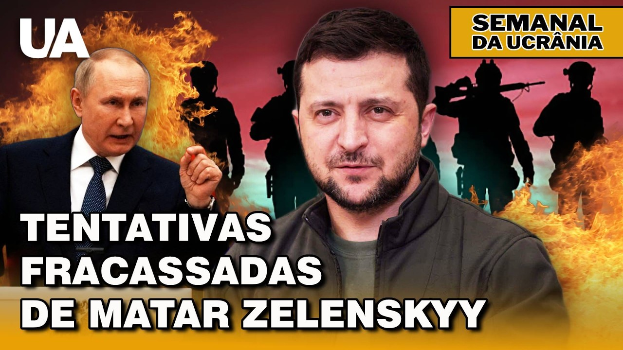 Tentativas russas de atentado contra Zelenskyy FRACASSAM; a Ucrânia PUNE com mísseis “Flamingo”