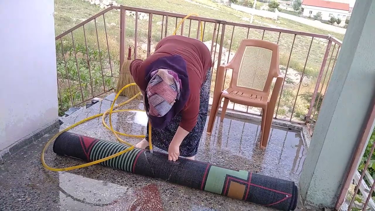 halı yıkadım bugünde canlar