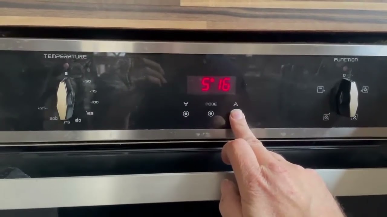 CDA Oven Clock Set & Reset
