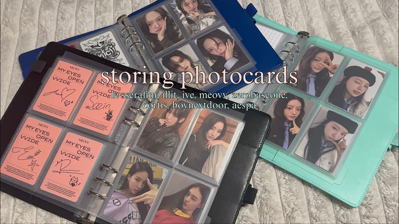 storing photocards #4 ✧ new collections, album pulls, katseye viewfinder, and more