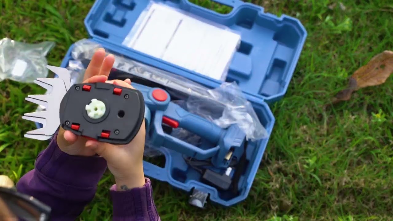Unboxing the Power: Discover the LURSKY Hedge Trimmer's Cutting-Edge Features!