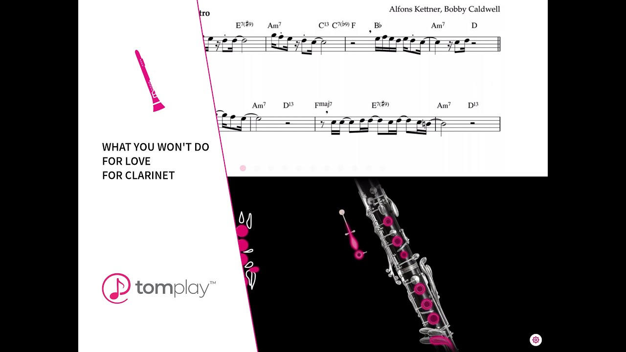 What You Won't Do for Love - Clarinet Sheet Music 🎶