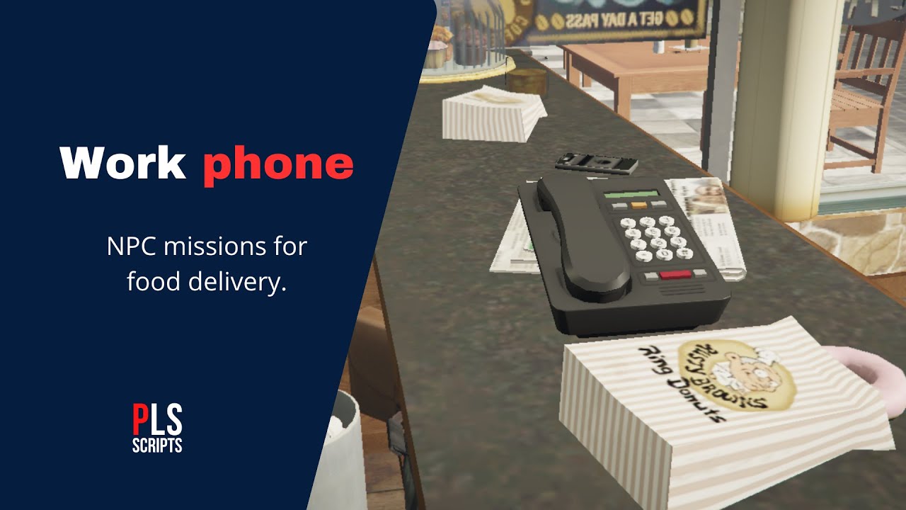 Jobs calls - NPC missions for businesses, bars and restaurants. | FiveM script