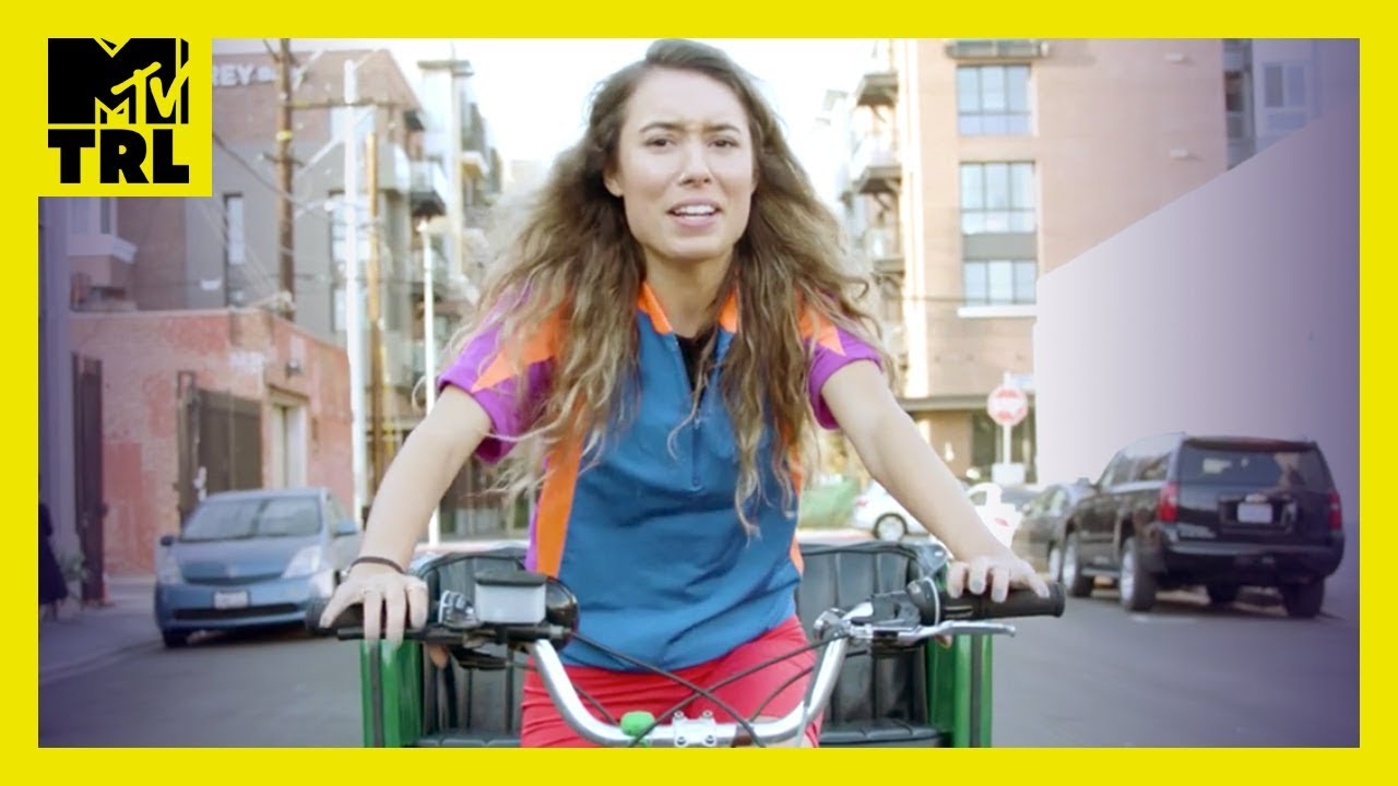 Kristen McAtee Tries Pedicab Tour Guide in Los Angeles | Tries It | TRL