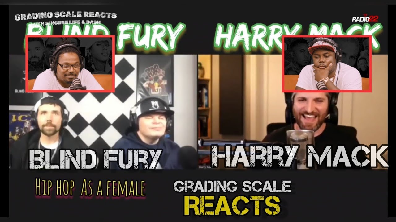 Harry Mack Freestyles with Blind Fury - Grading Scale Reacts