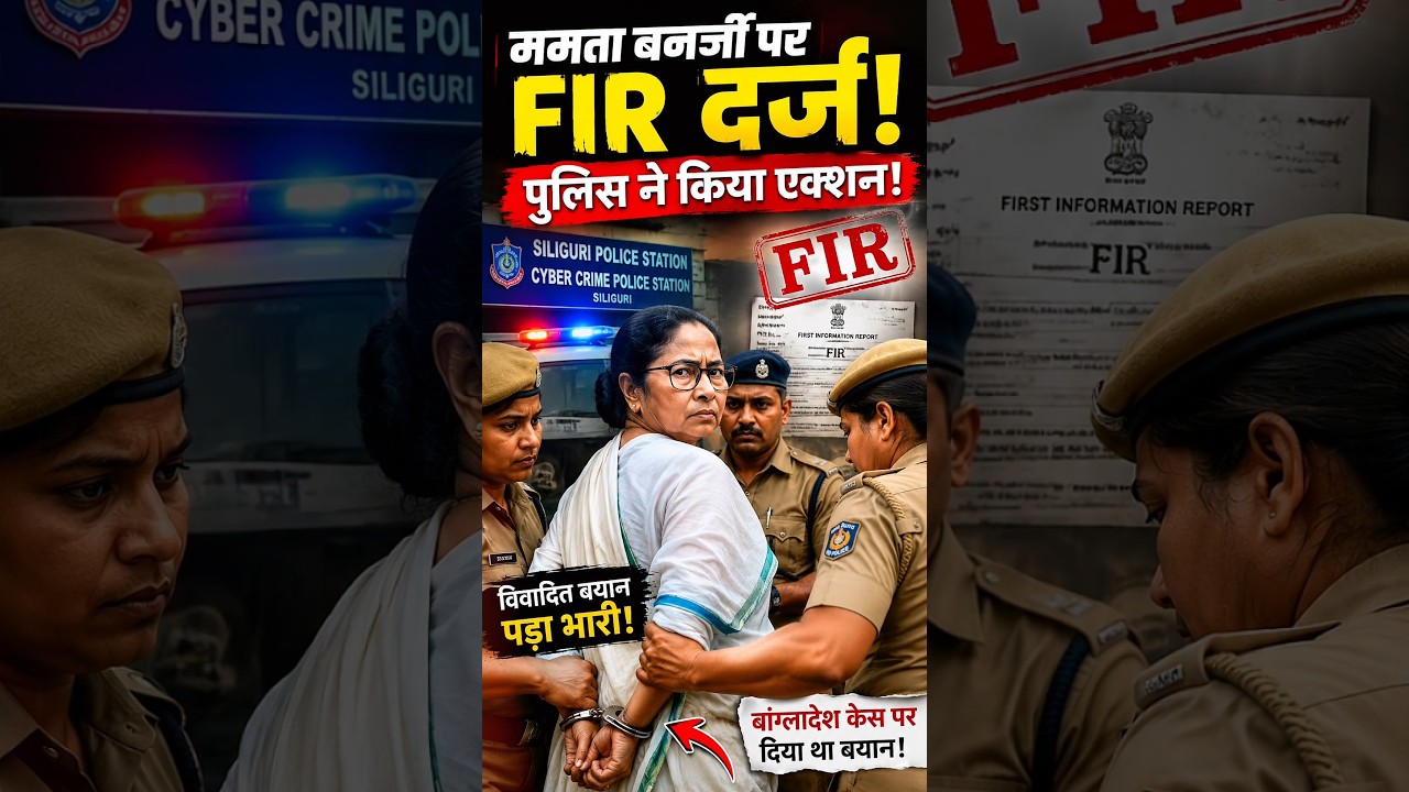 Mamata Banerjee Par FIR! 😱 Police Action Se Macha Bawal | Bengal Politics Me Naya Twist