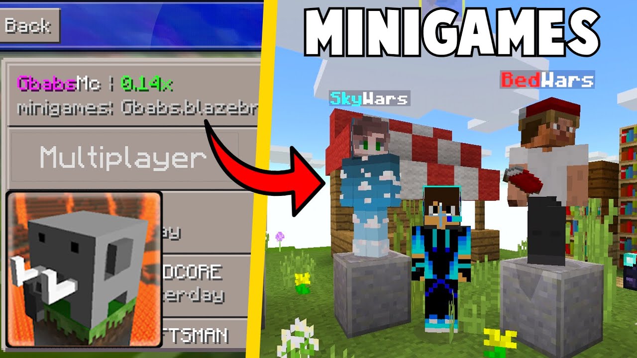 Best BEDWARS AND SKYWARS Server in Craftsman building Craft - EPIC ONLINE SERVER