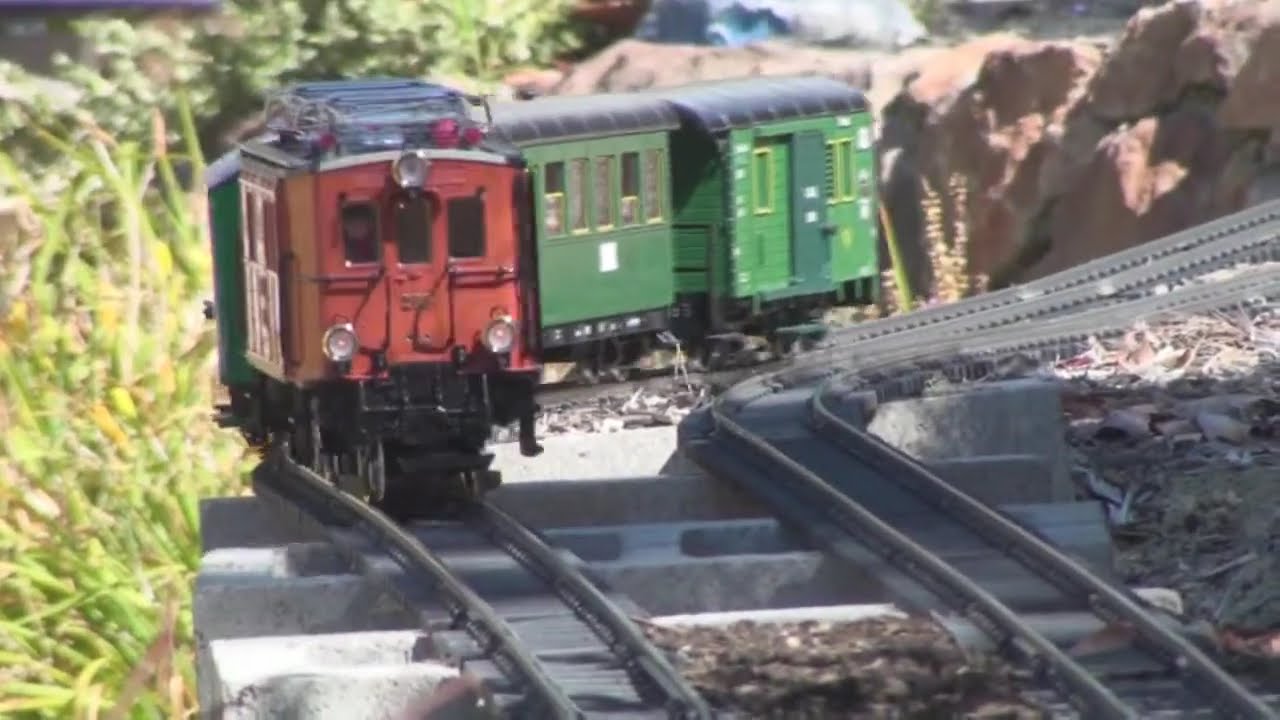 A Tiny Train Journey Through the Garden