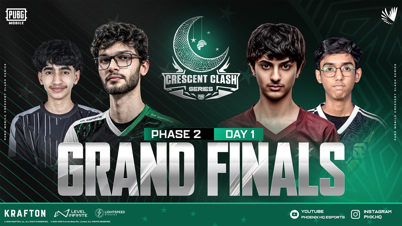 PUBGM CRESCENT CLASH SERIES | FINAL PHASE 2 | FT. #4T #ASi8 #LF #RD #SCYTES #PR