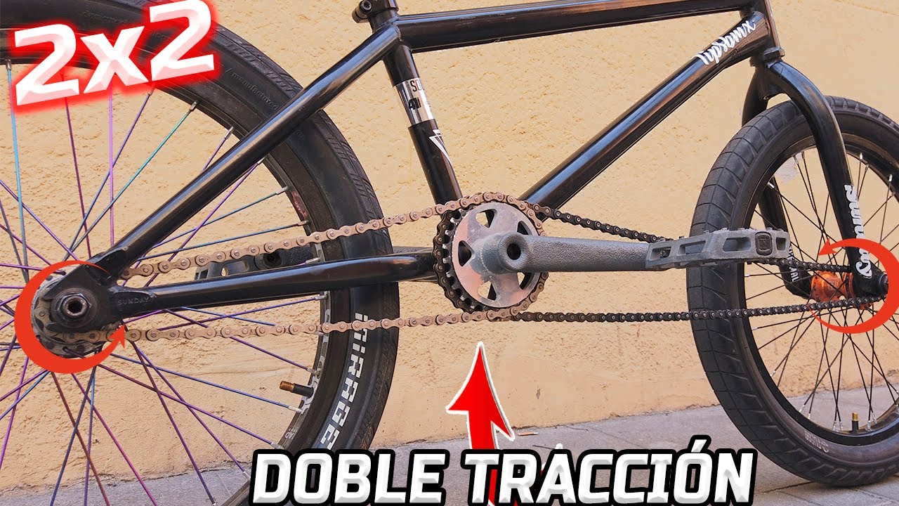 CREAMOS UNA BMX CON TRACCIÓN A LAS DOS RUEDAS - Experimento