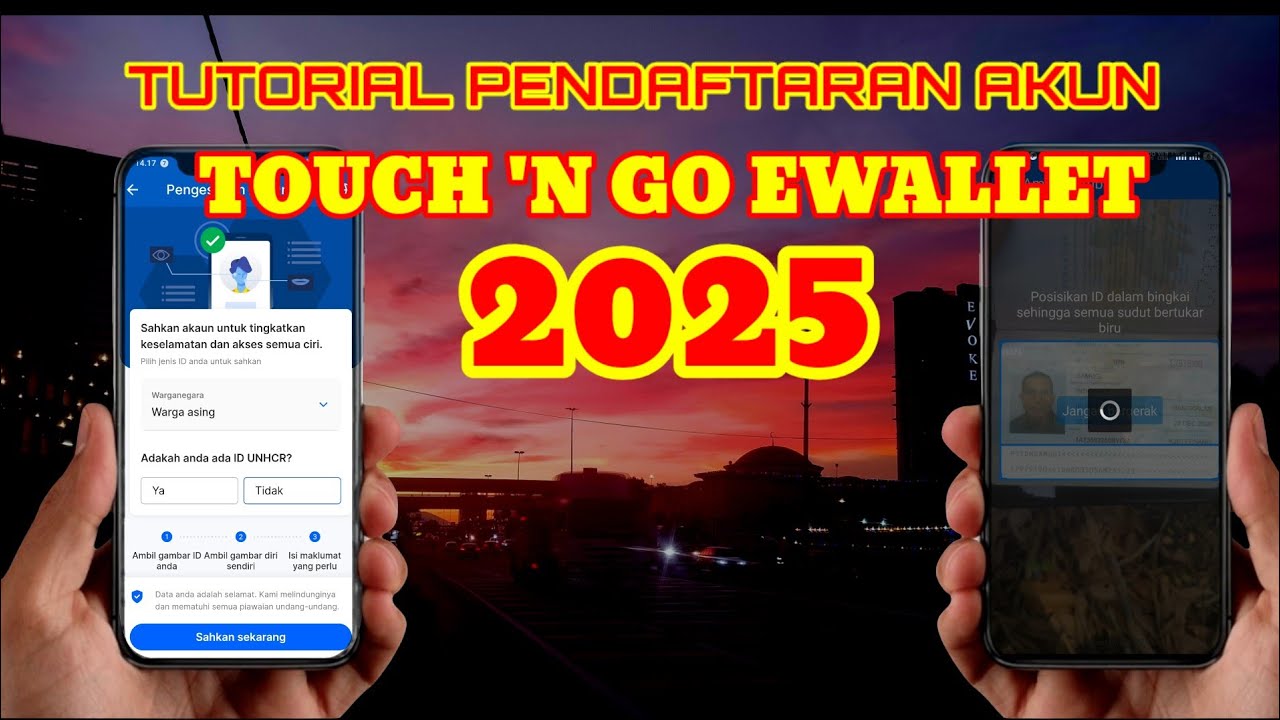 TUTORIAL LENGKAP DAFTAR TOUCH 'N GO EWALLET TERBARU 2025 #touchngoewallet #tngewallet