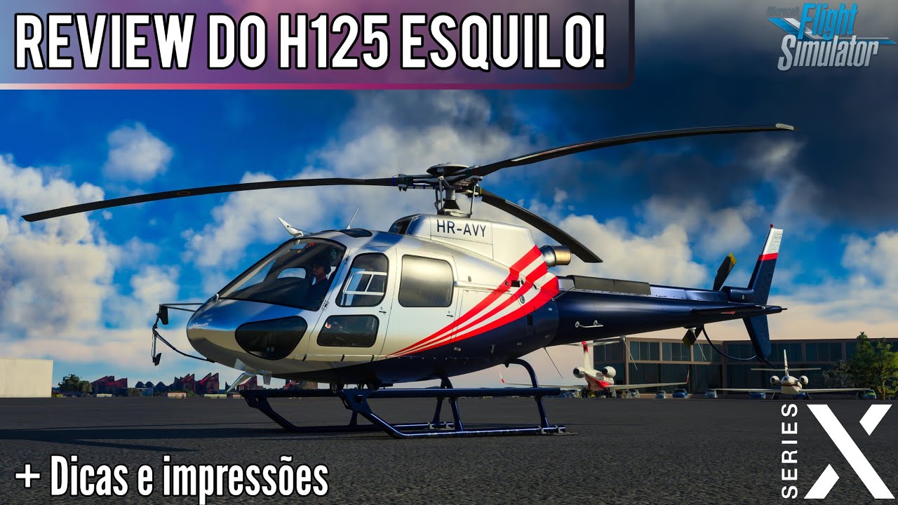 MSFS2020 Review do Airbus H125 Esquilo da Cowansim • Voo de teste em NYC + DICAS! (XBOX Series X)