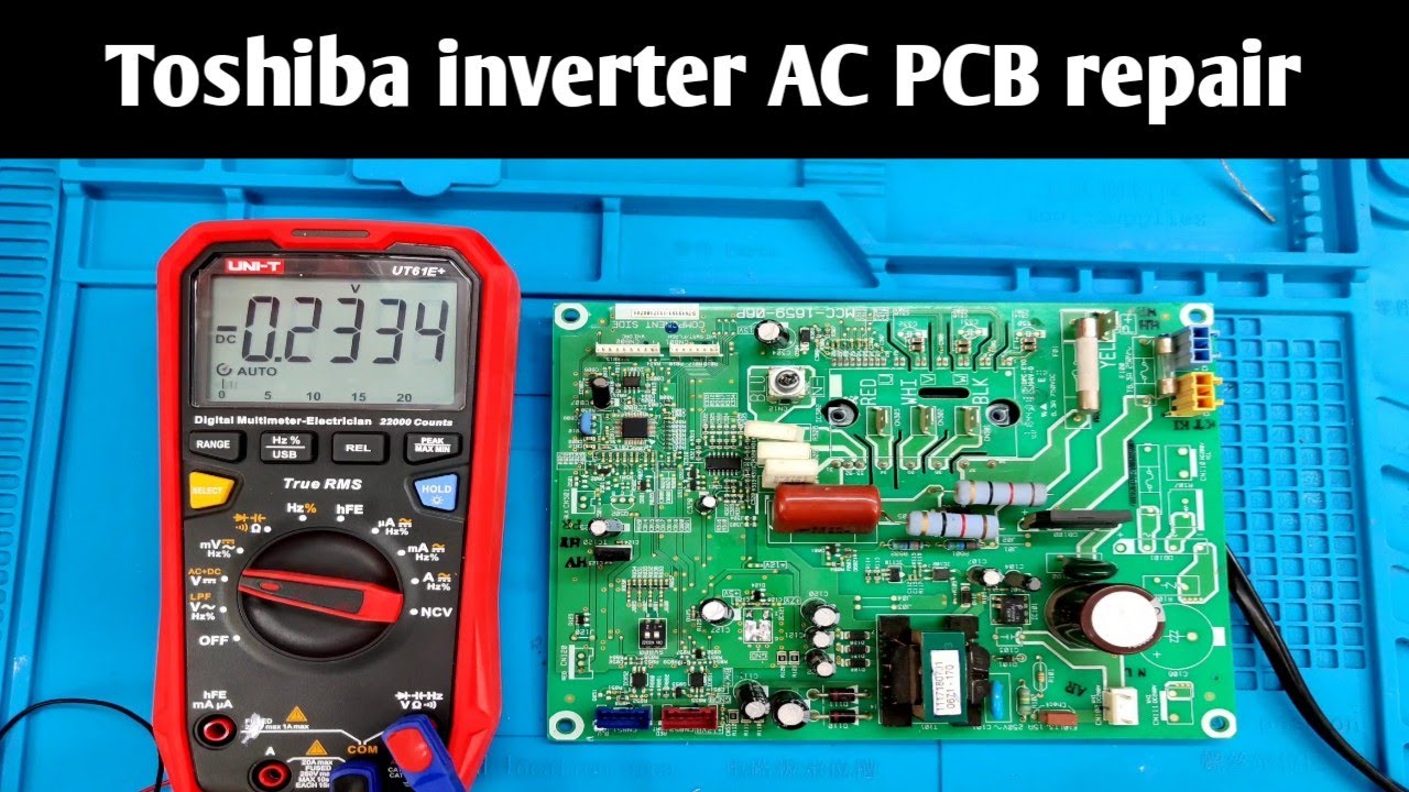 Toshiba inverter AC Dead PCB repair | Qphix appliance repair |