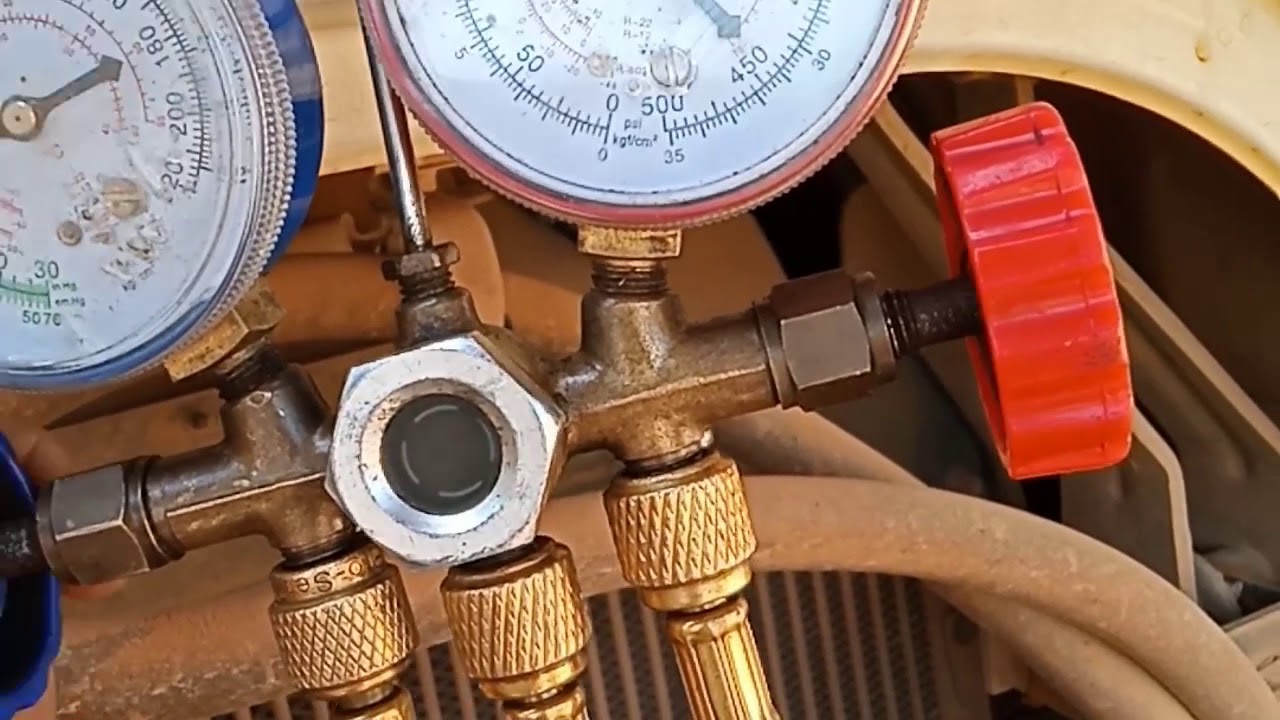 Pagkakarga ng freon ng Truck parehas lang din sa kotse at van Ang pressure ng freon.