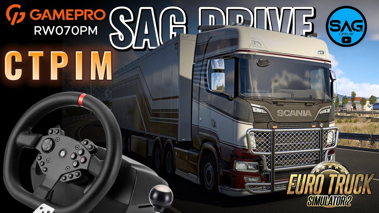 ETS2: Рейс на витривалість! Величезний конвой підписників 🚛 GamePro RW070PM | SAG DRIVE