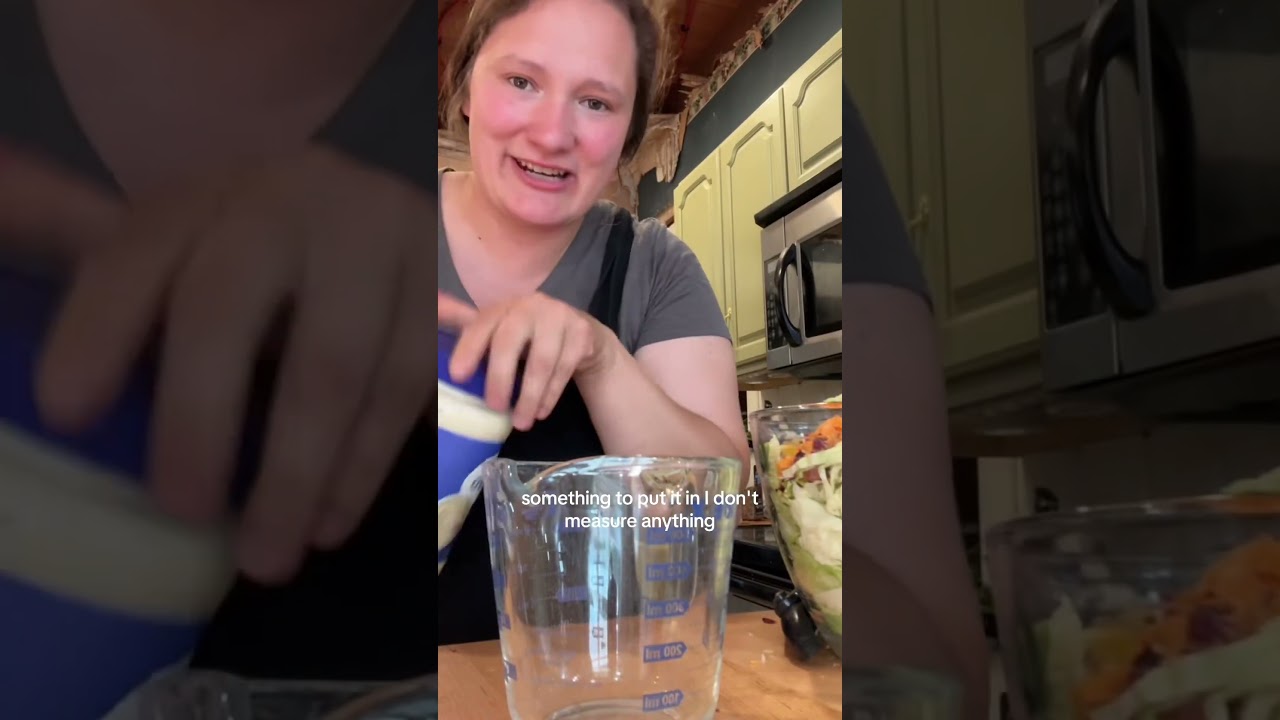 making coleslaw 🫶🏼 