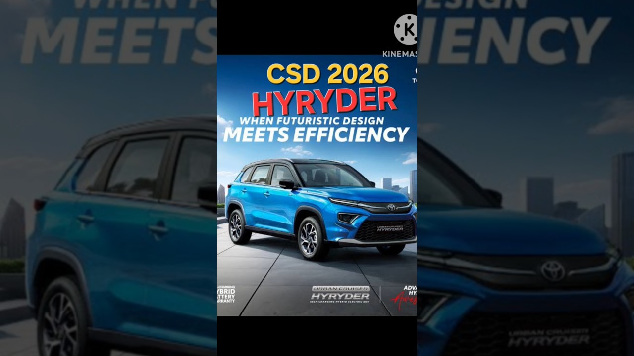 HYRYDER CSD 2026 | LATETST CSD CAR PRICE | TOYOTA