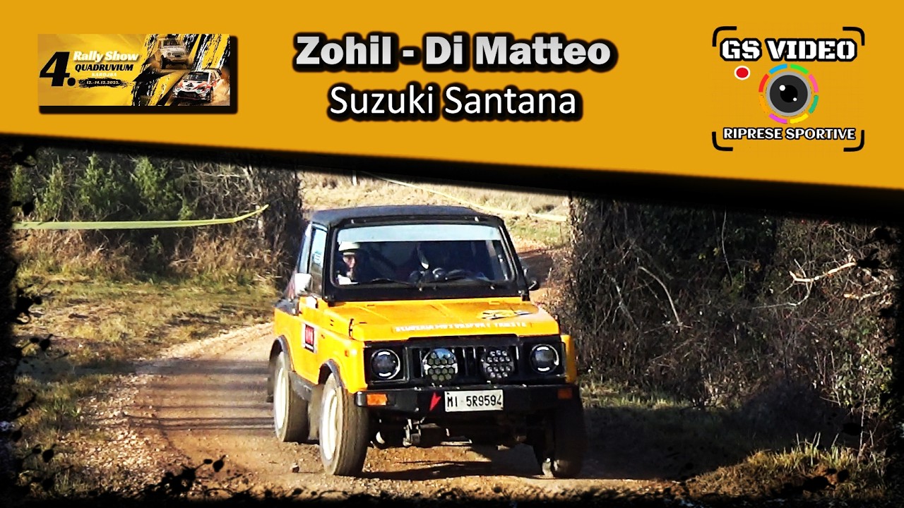 4. Rally Show Quadruvium 2025 | Marco Zohil - Manuela Di Matteo | Suzuki Santana