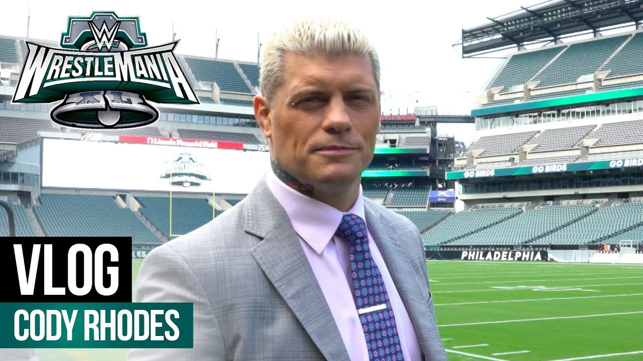 Cody Rhodes heads to the site of WrestleMania 40: WrestleMania 40 Vlog