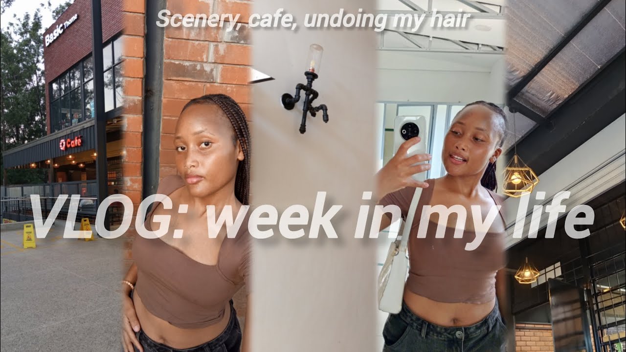 VLOG: Couple days in my life:Ep1 [scenery, cafe, undoing my hair] KENYAN YOUTUBER