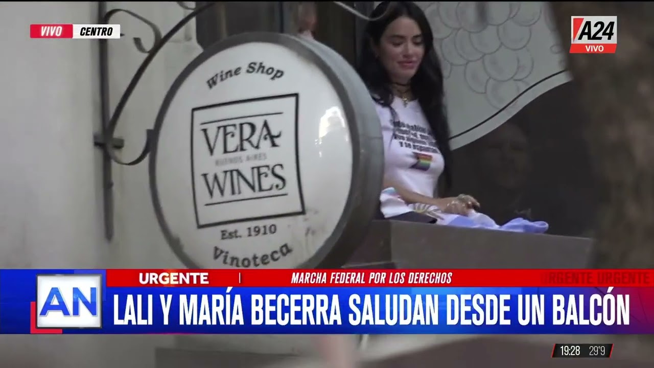 🏳‍🌈 MARCHA LGBT+: LALI ESPÓSITO Y MARÍA BECERRA PRESENTES