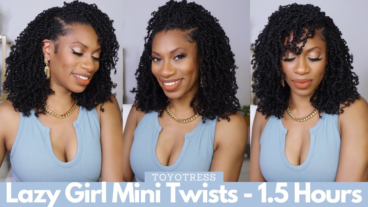 LAZY GIRL Crochet, Look so natural, less than 2 hrs! Mini Passion Twists ft. TOYOTRESS Yanky Twists