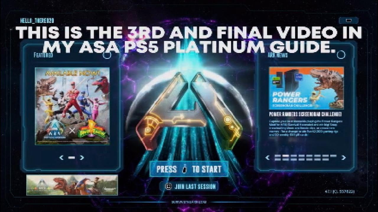 ASA PS5 GUIDE PT.3 - Cleanup + Master zoologist