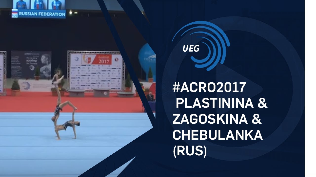 Women's group Russia - 2017 Acro European Champions, balance